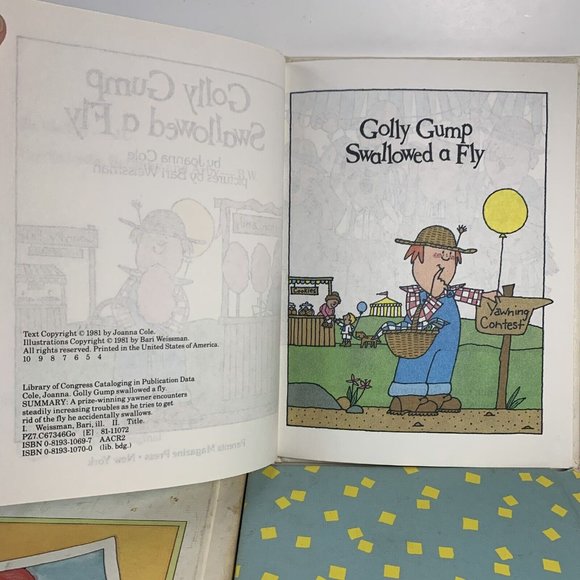 Parents Magazine Press Books Lot of 4 1980s Golly Gump Tess & Tim Oh So Silly - Picture 8 of 9